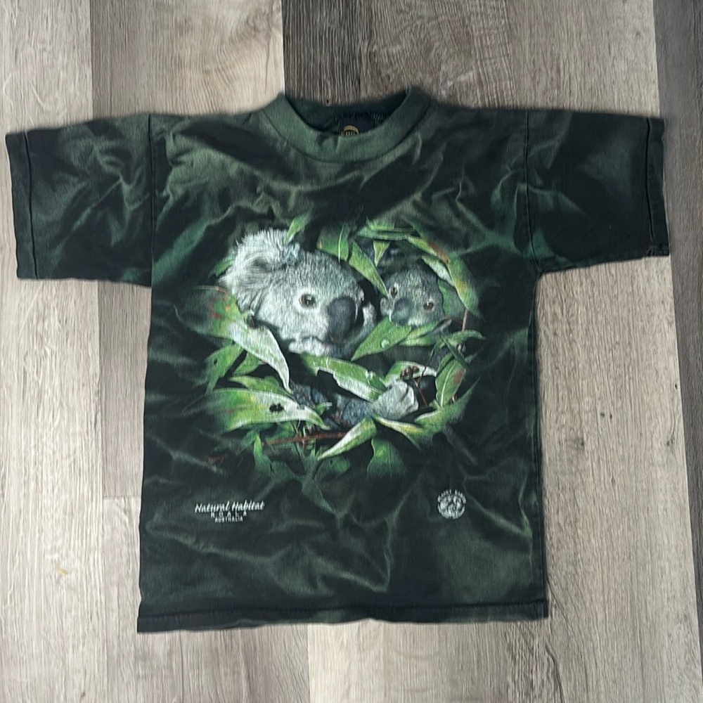 Planet Earth Kids  Vintage Koala 100% Cotton Shirt Sz 6 Made In Australia